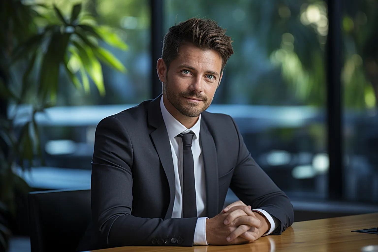 Une candidate échange avec un recruteur lors d’un entretien d’embauche dans un bureau lumineux.